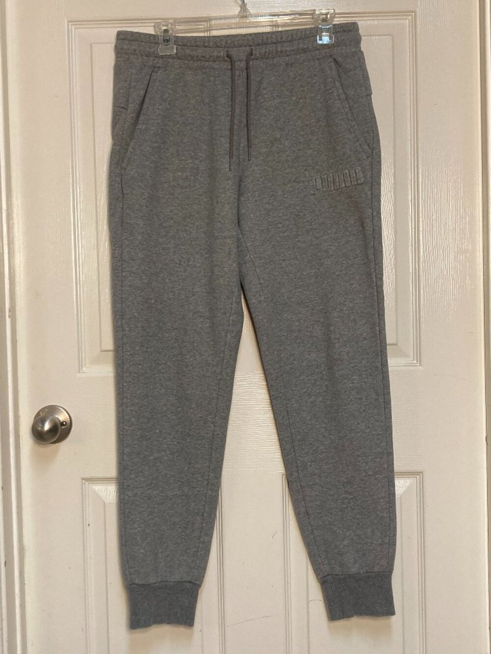 Men's sweatpants by Puma grey sze Medium